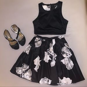 Two Piece Homecoming Dress